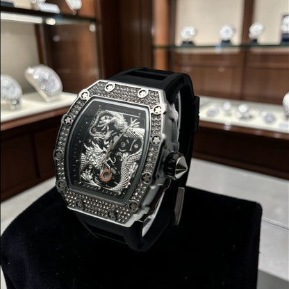 RICHARD MILLE DRAGON PLATEADO