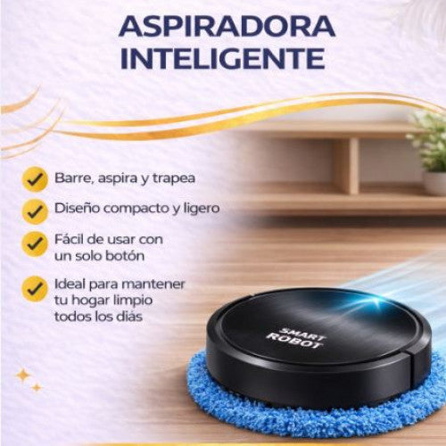 ASPIRADORA INTELIGENTE CON TRAPEADOR XM12 ( 24/36 UND X CAJA)