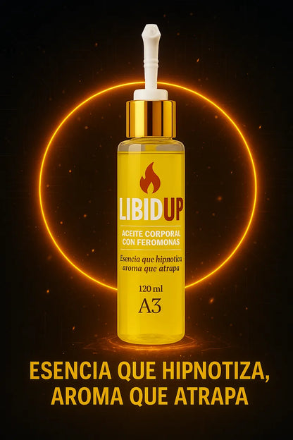 ACEITE CORPORAL CON FEROMONAS LIBIDUP