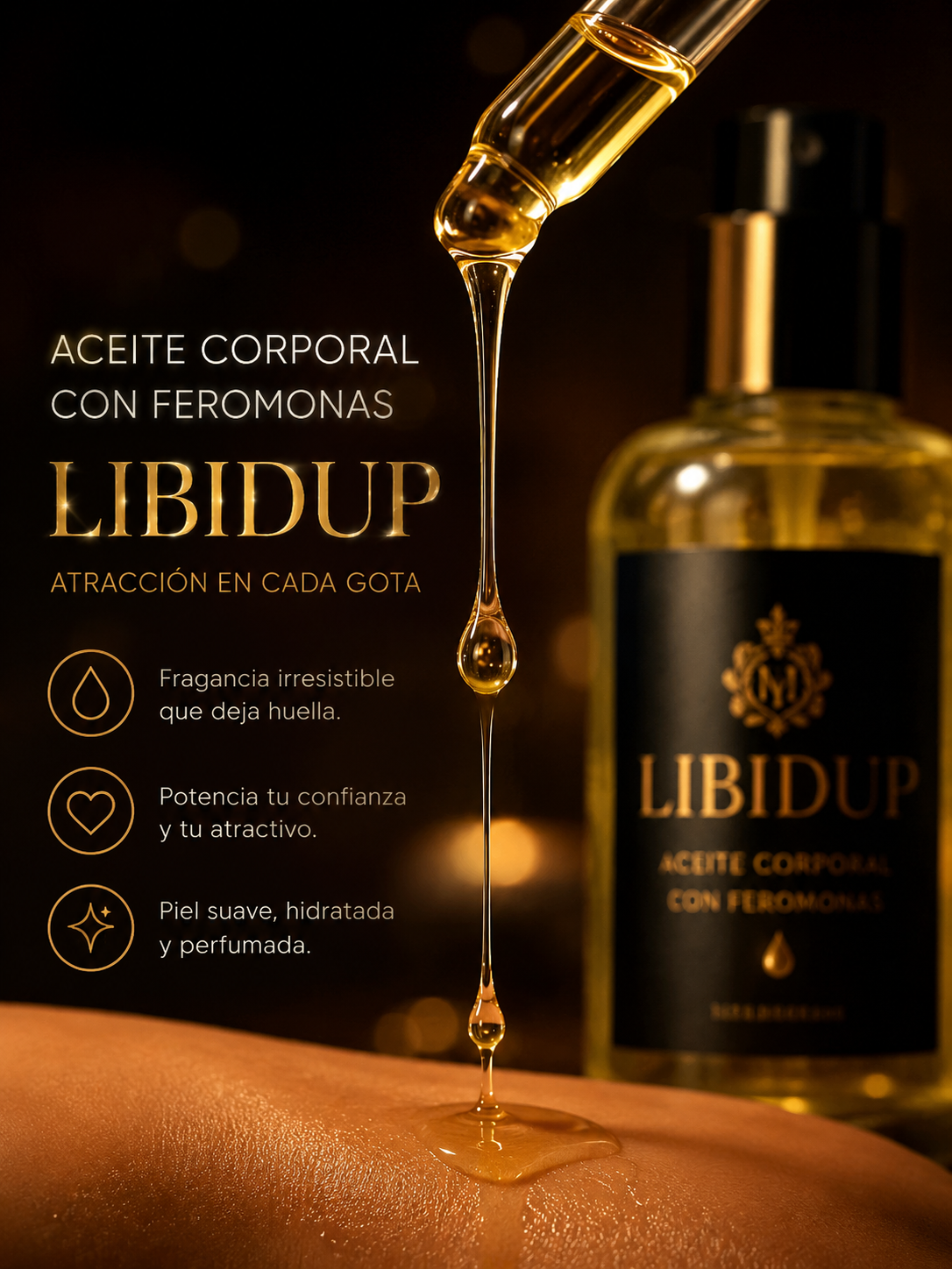 ACEITE CORPORAL CON FEROMONAS LIBIDUP
