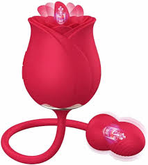 ROSA DEL PLACER VIBRADOR DE ROSAS PARA MUJER, ESTIMULADOR SEXUAL CON PUNTO DULCE